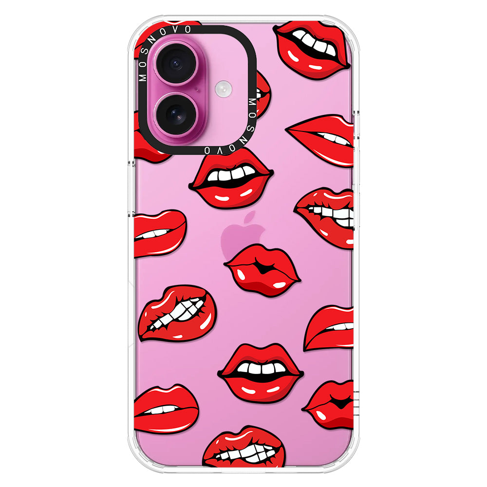 Hot Lips Phone Case - iPhone 16 Case - MOSNOVO