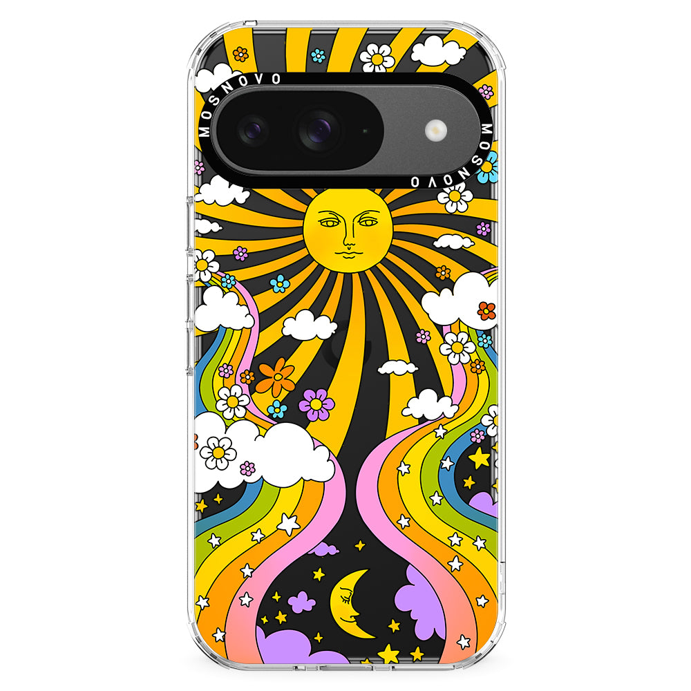 70's Psychedelic Groovy Art Phone Case - Google Pixel 9 Case