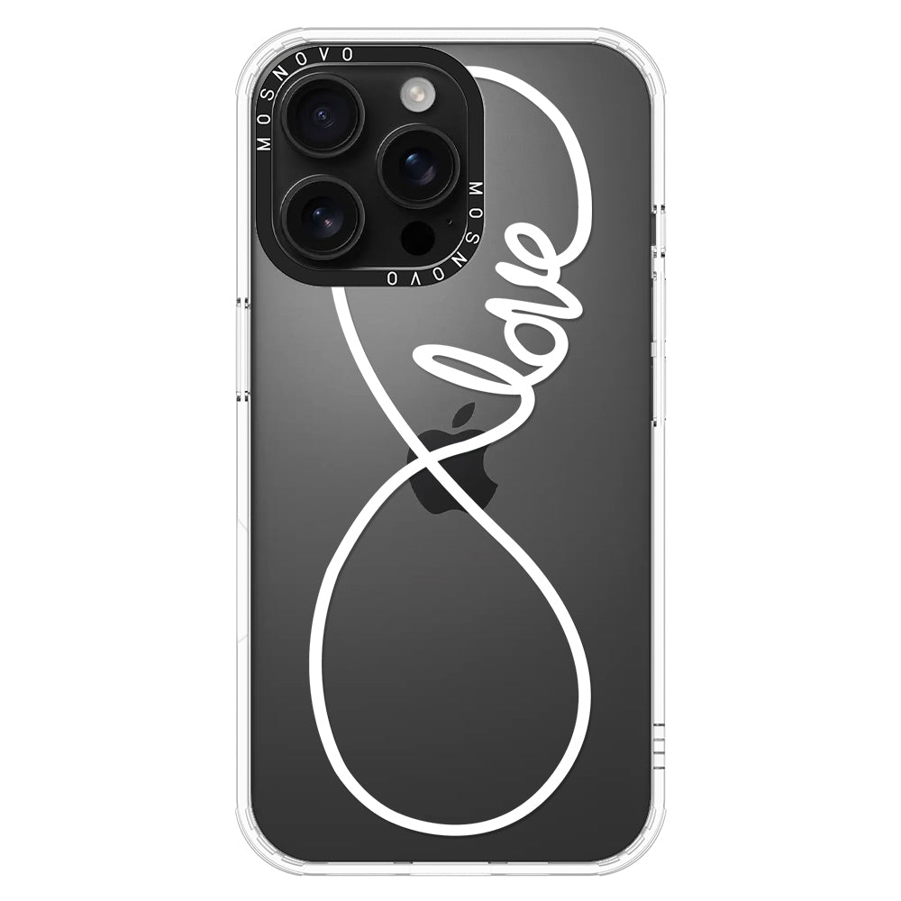 Infinity Love Phone Case - iPhone 16 Pro Max Case - MOSNOVO