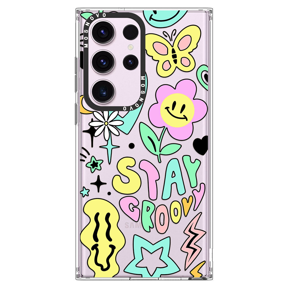 Stay Groovy Phone Case - Samsung Galaxy S23 Ultra Case