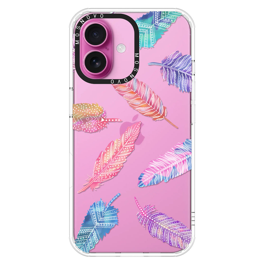 Tribal Feathers Phone Case - iPhone 16 Case - MOSNOVO