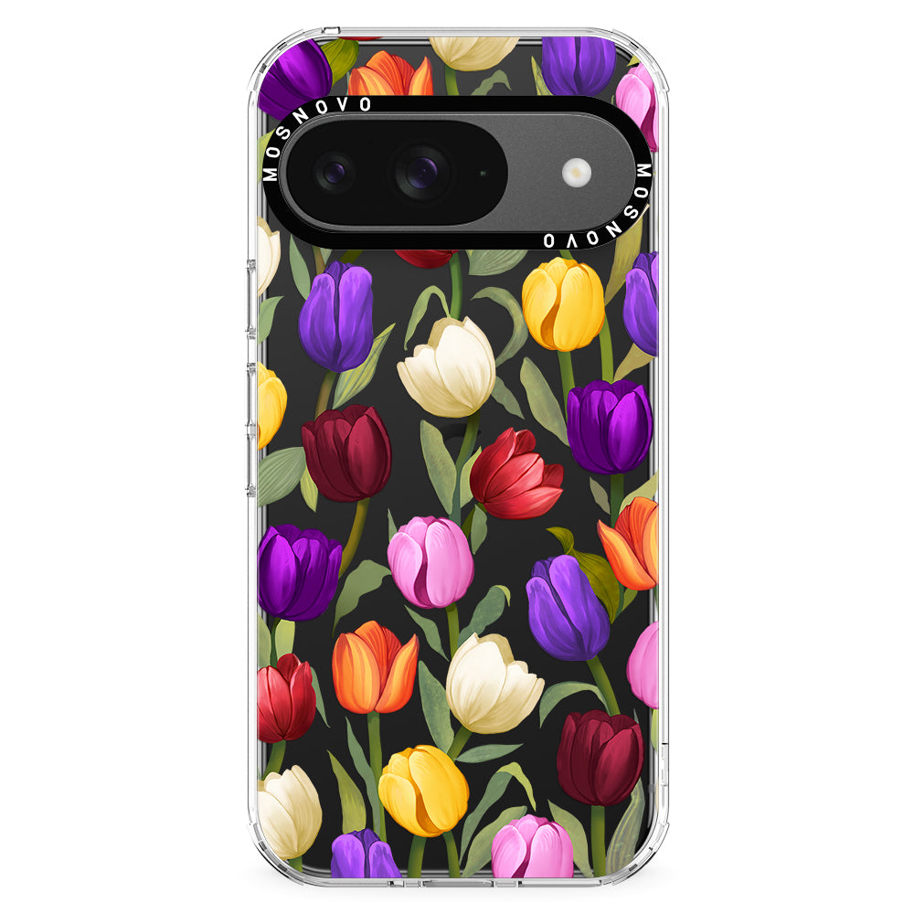 Colorful Tulips Phone Case - Google Pixel 9 Case