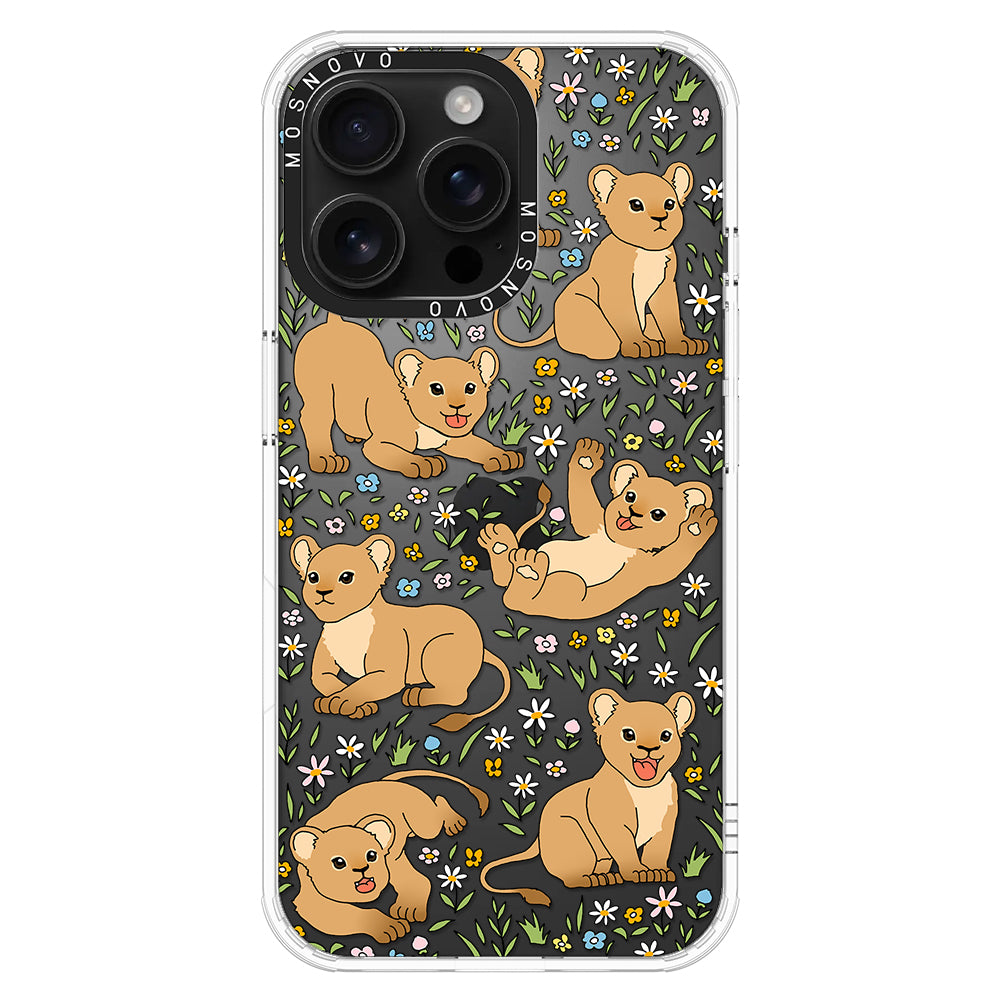 Cute Lion Phone Case - iPhone 16 Pro Max Case - MOSNOVO