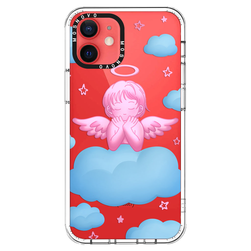 Pink Serenity Angel Phone Case - iPhone 12 Case