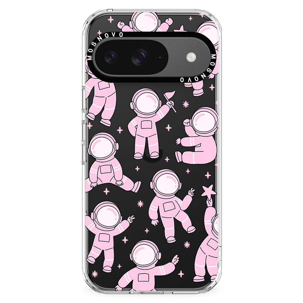 Pink Astronaut Phone Case - Google Pixel 9 Case