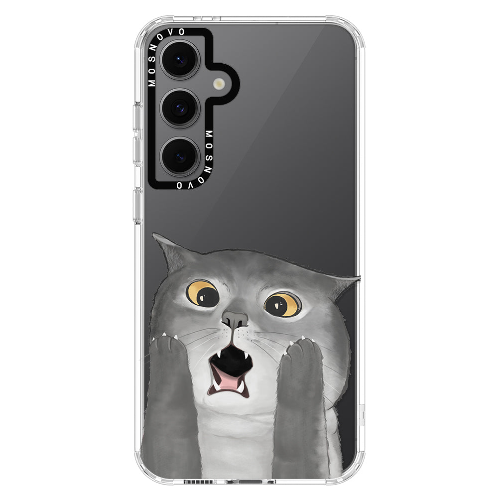 OMG Cat Phone Case - Samsung Galaxy S24 FE Case - MOSNOVO