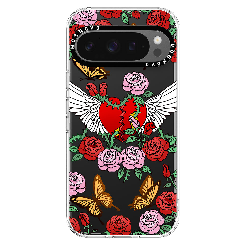 Heart With Wing Phone Case - Google Pixel 9 Pro Case