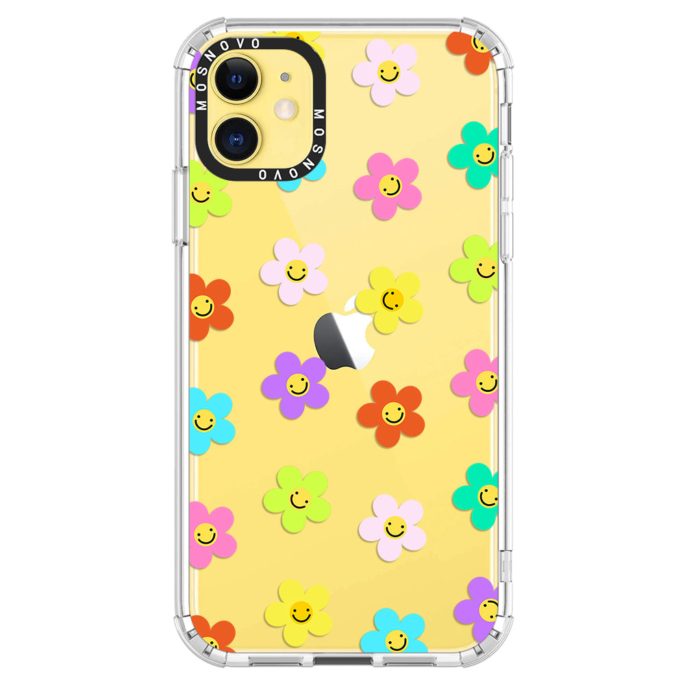 Smile Floral Phone Case - iPhone 11 Case