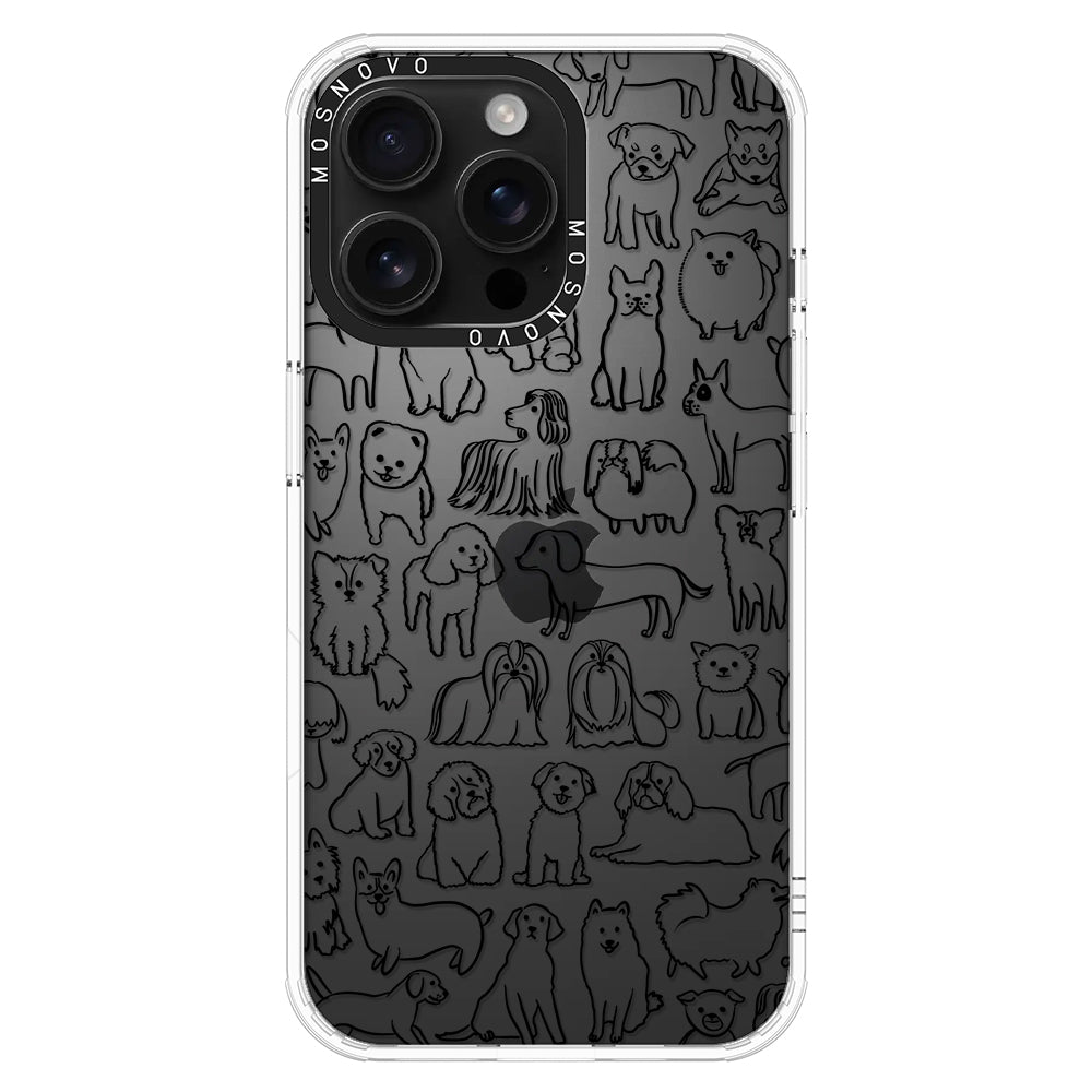 Dogs Phone Case - iPhone 16 Pro Max Case - MOSNOVO