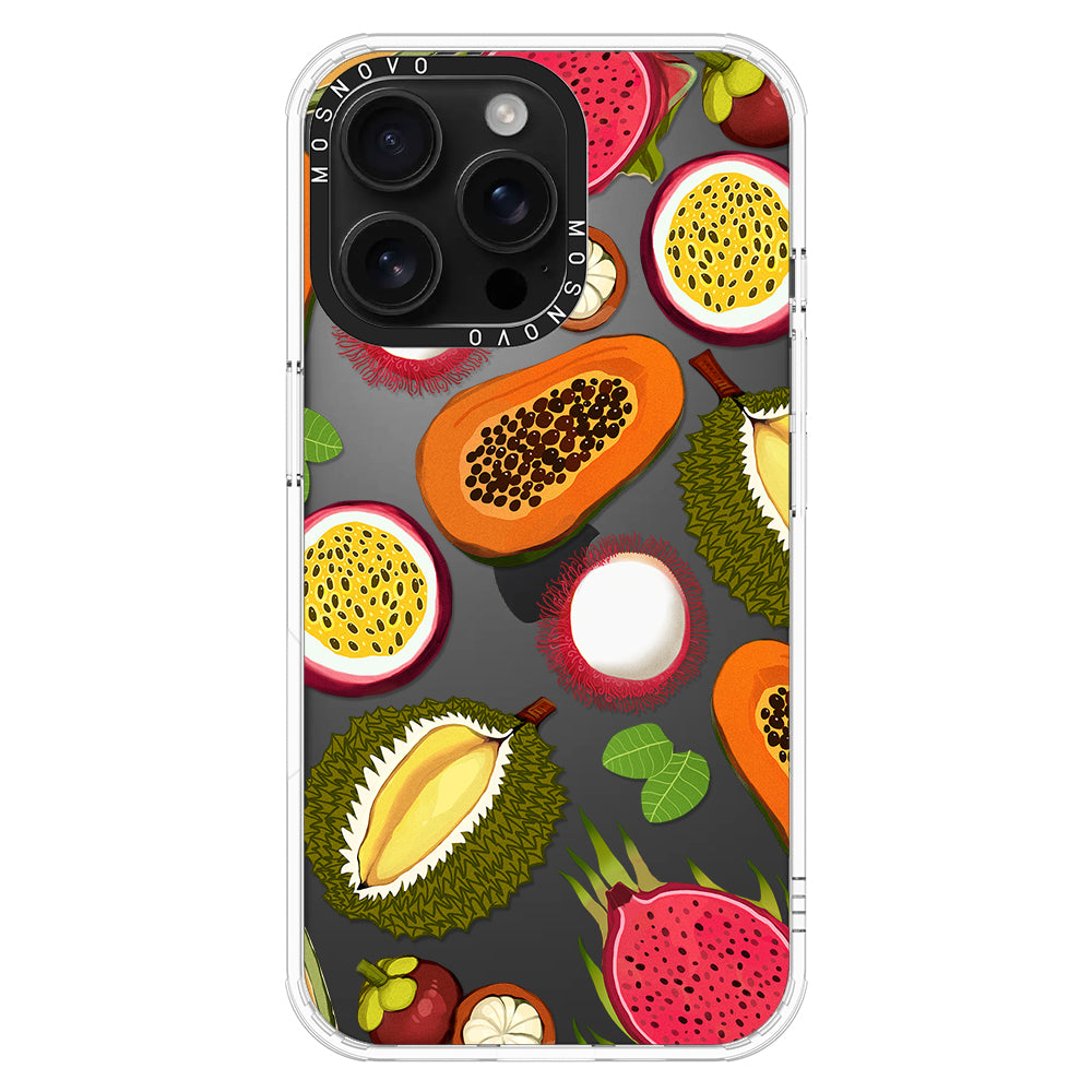 Tropical Fruit Phone Case - iPhone 16 Pro Max Case - MOSNOVO