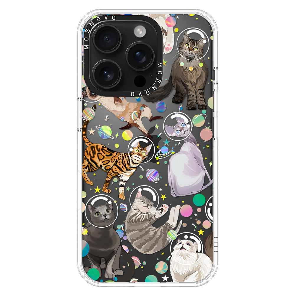 Space Cat Phone Case - iPhone 16 Pro Case - MOSNOVO