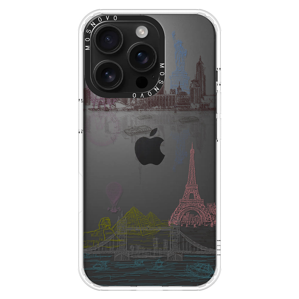 The World City Phone Case - iPhone 16 Pro Case - MOSNOVO