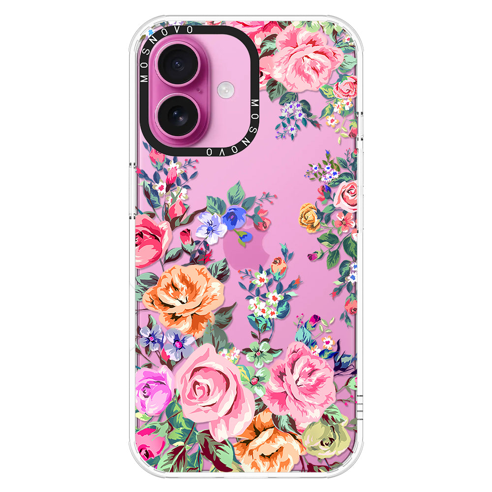 Flower Garden Phone Case - iPhone 16 Case - MOSNOVO