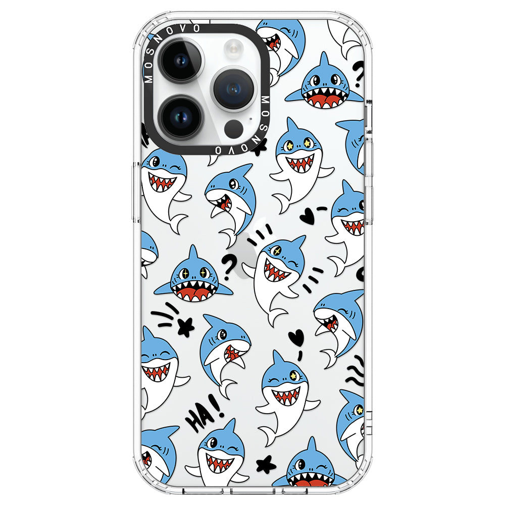 Cute Sharks Phone Case - iPhone 14 Pro Max Case