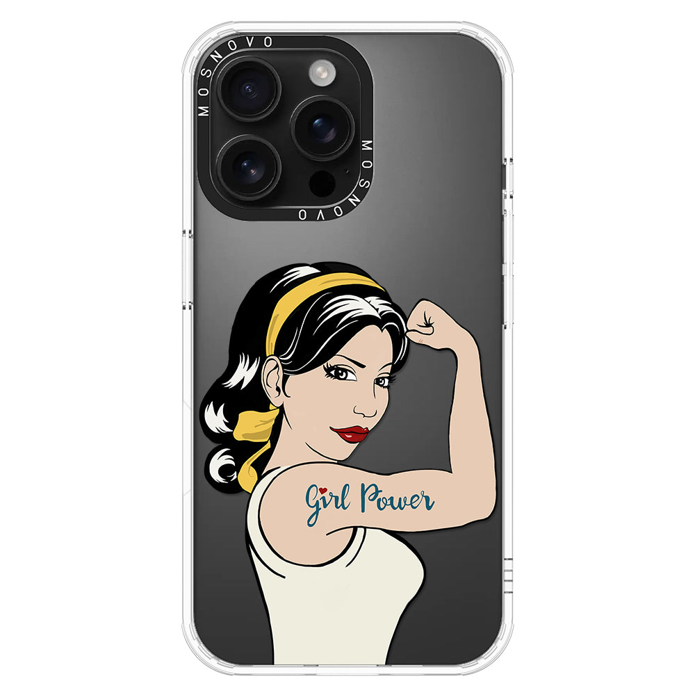 Girl Power Phone Case - iPhone 16 Pro Max Case - MOSNOVO