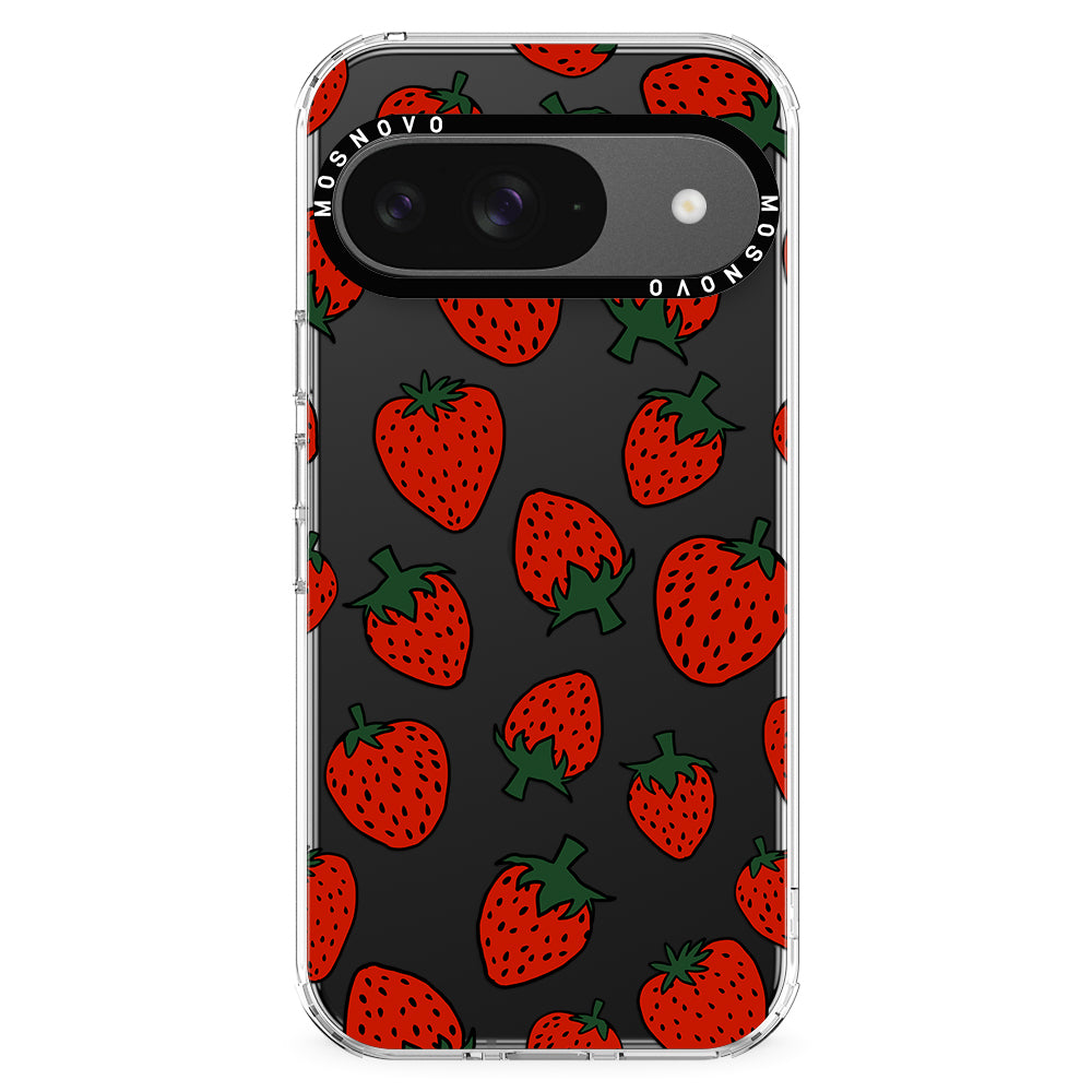 Red Strawberry Phone Case - Google Pixel 9 Case