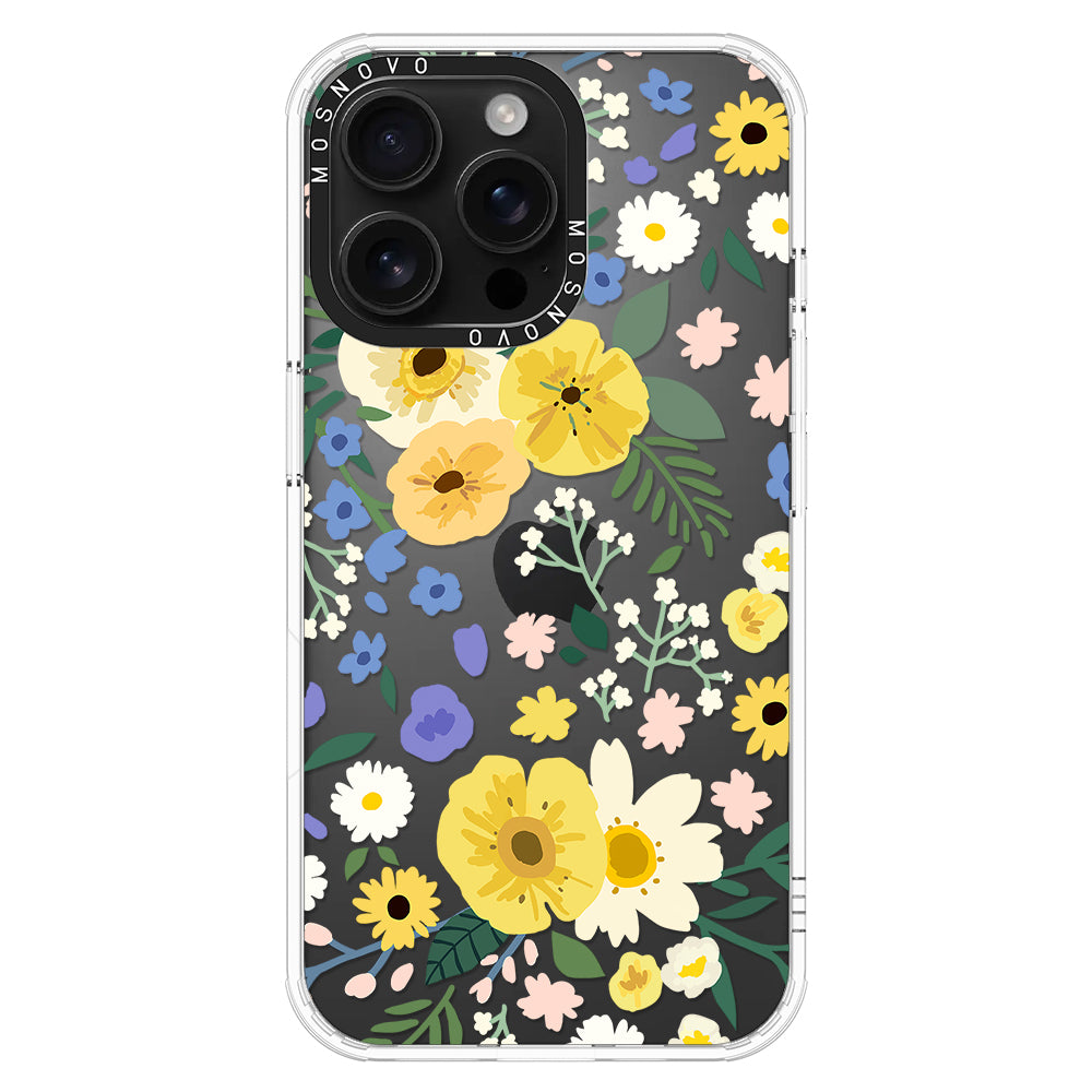 Spring Wild Floral Phone Case - iPhone 16 Pro Max Case - MOSNOVO