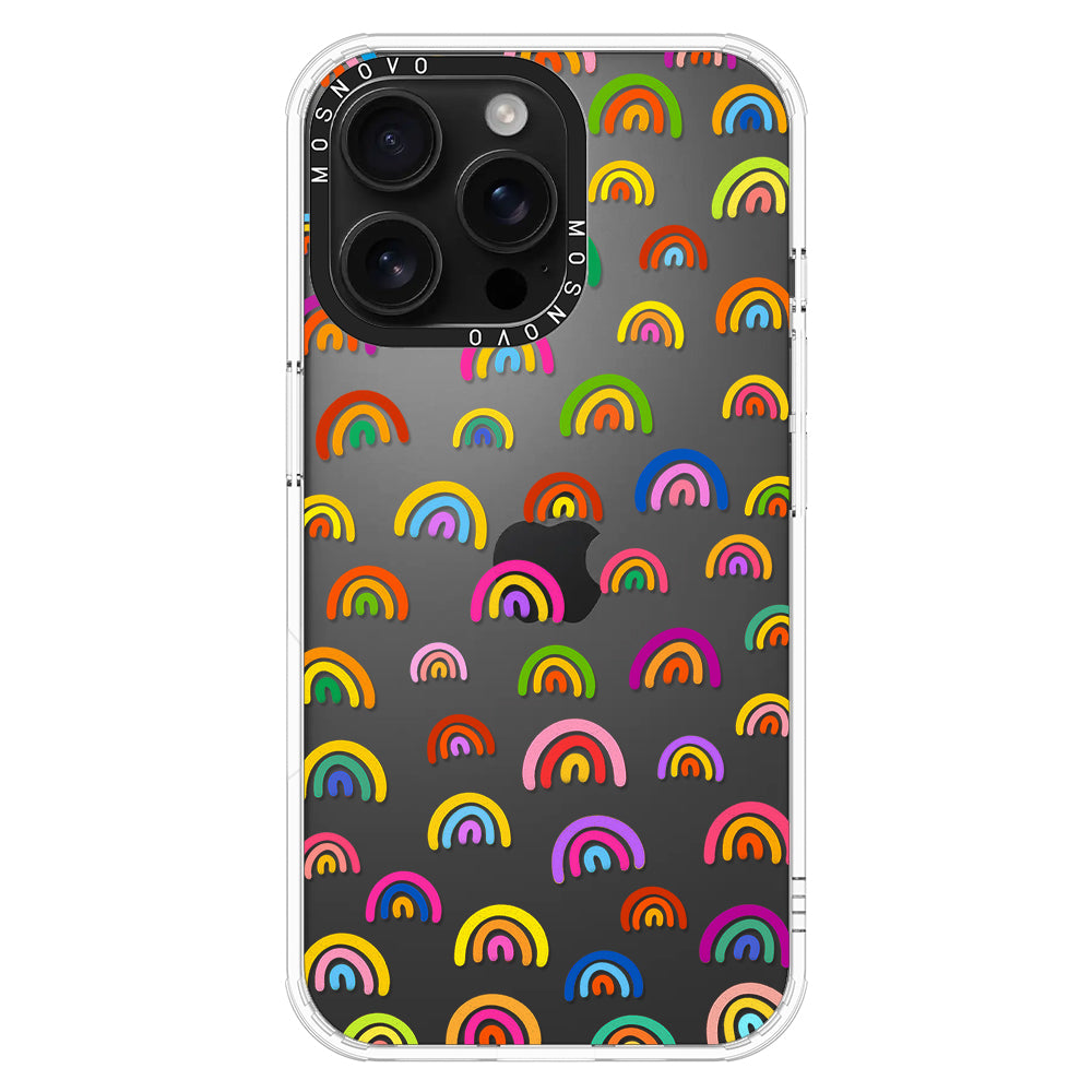 Cute Rainbow Phone Case - iPhone 16 Pro Max Case - MOSNOVO