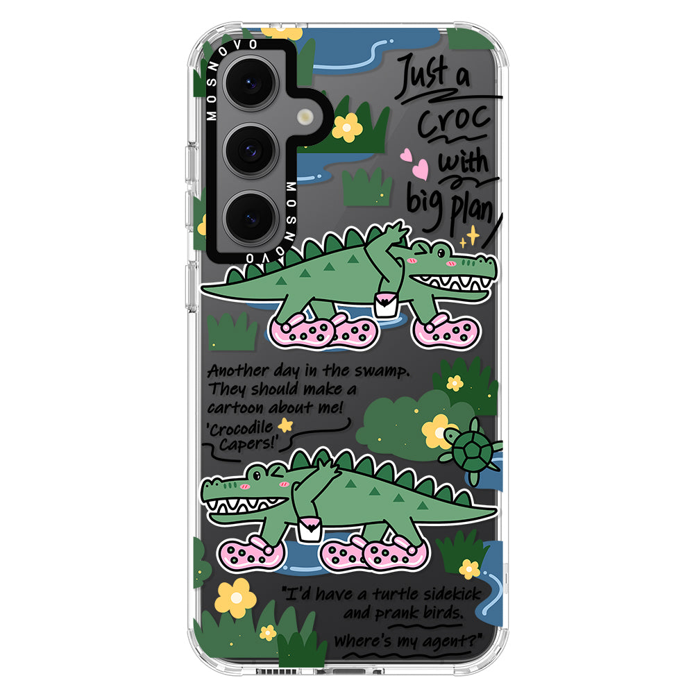 Croc with Big Plan Phone Case - Samsung Galaxy S24 FE Case