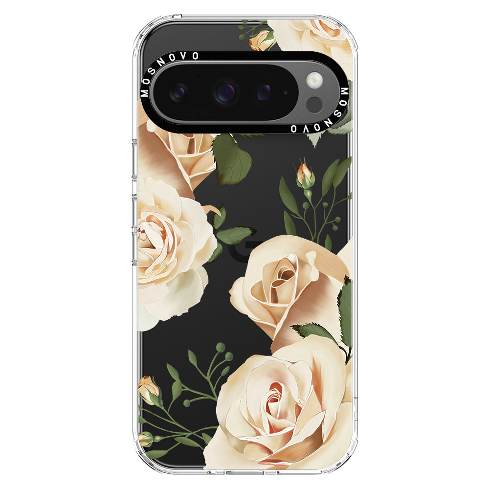 Champagne Rose Phone Case - Google Pixel 9 Pro XL Case