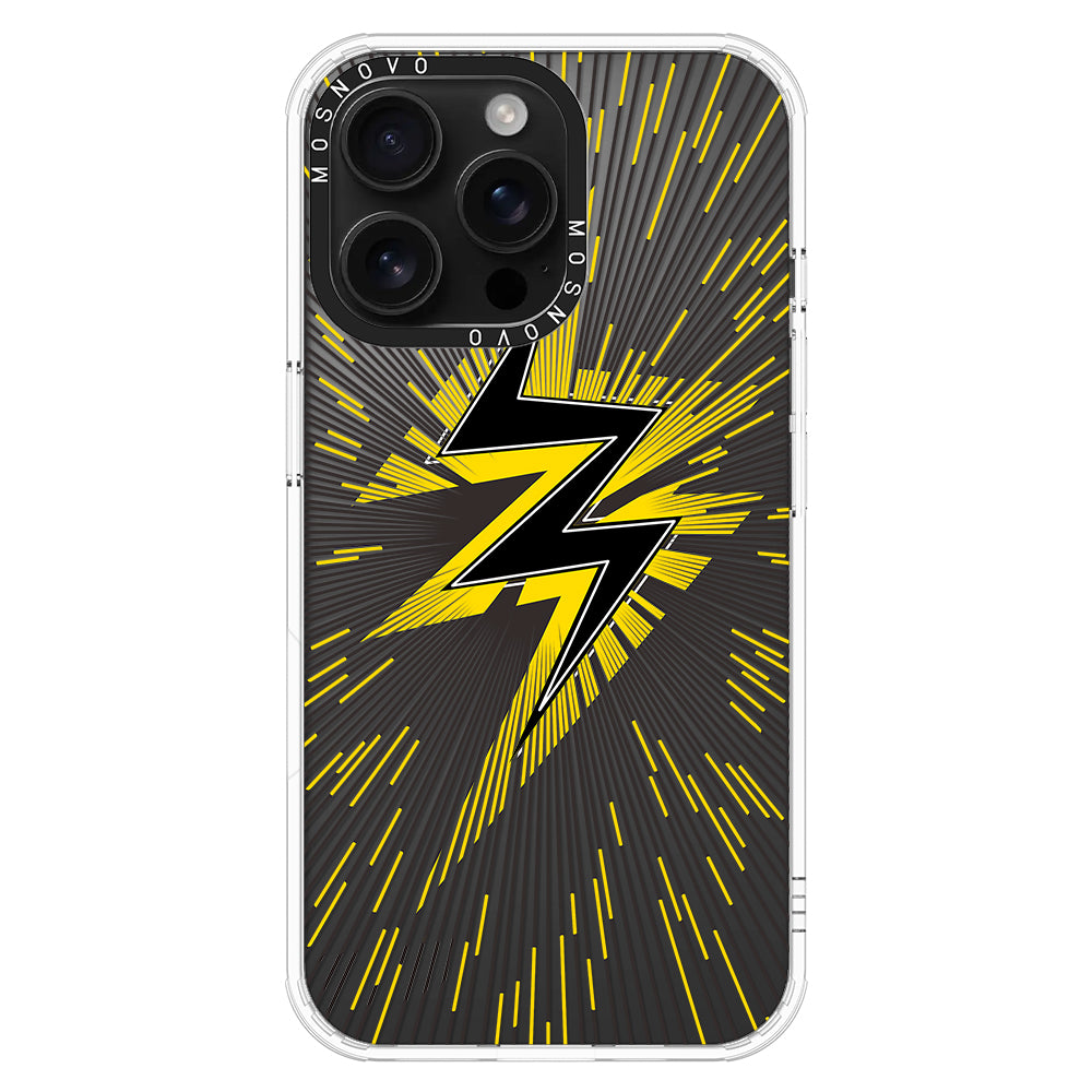 Lightning Bolt Phone Case - iPhone 16 Pro Max Case - MOSNOVO