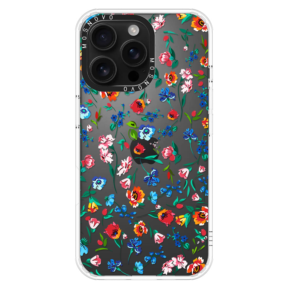 Little Wild Flower Phone Case - iPhone 16 Pro Max Case - MOSNOVO