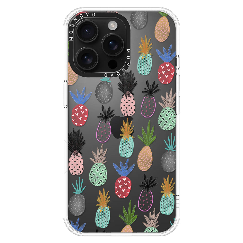 Cute Pineapple Phone Case - iPhone 16 Pro Max Case - MOSNOVO