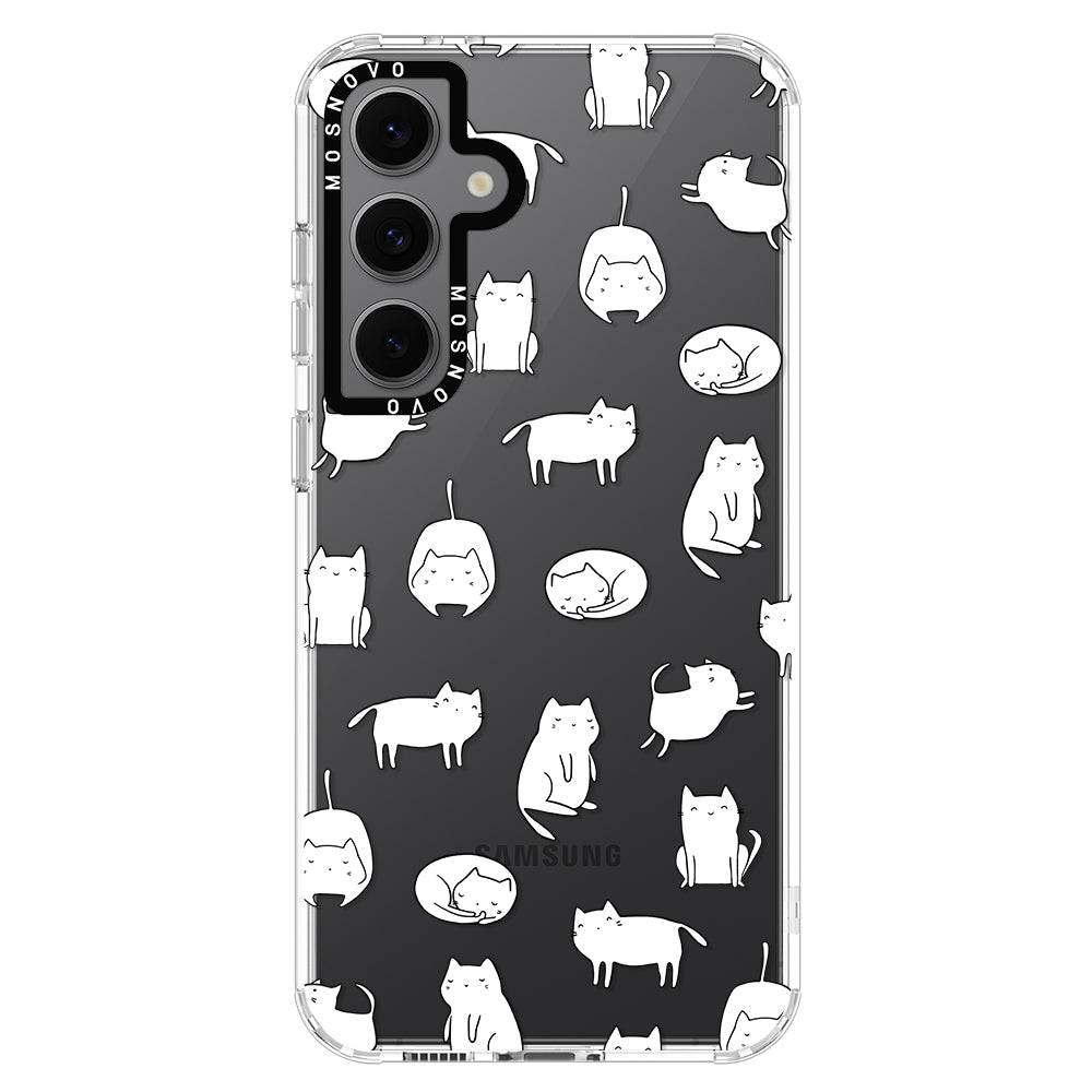 Cute Cats Phone Case - Samsung Galaxy S24 FE Case - MOSNOVO