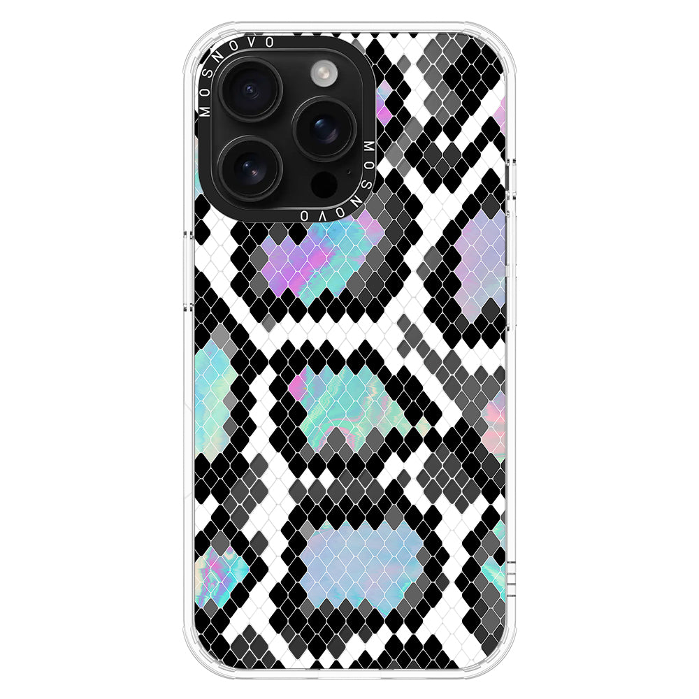 Aurora Snake Print Phone Case - iPhone 16 Pro Max Case - MOSNOVO