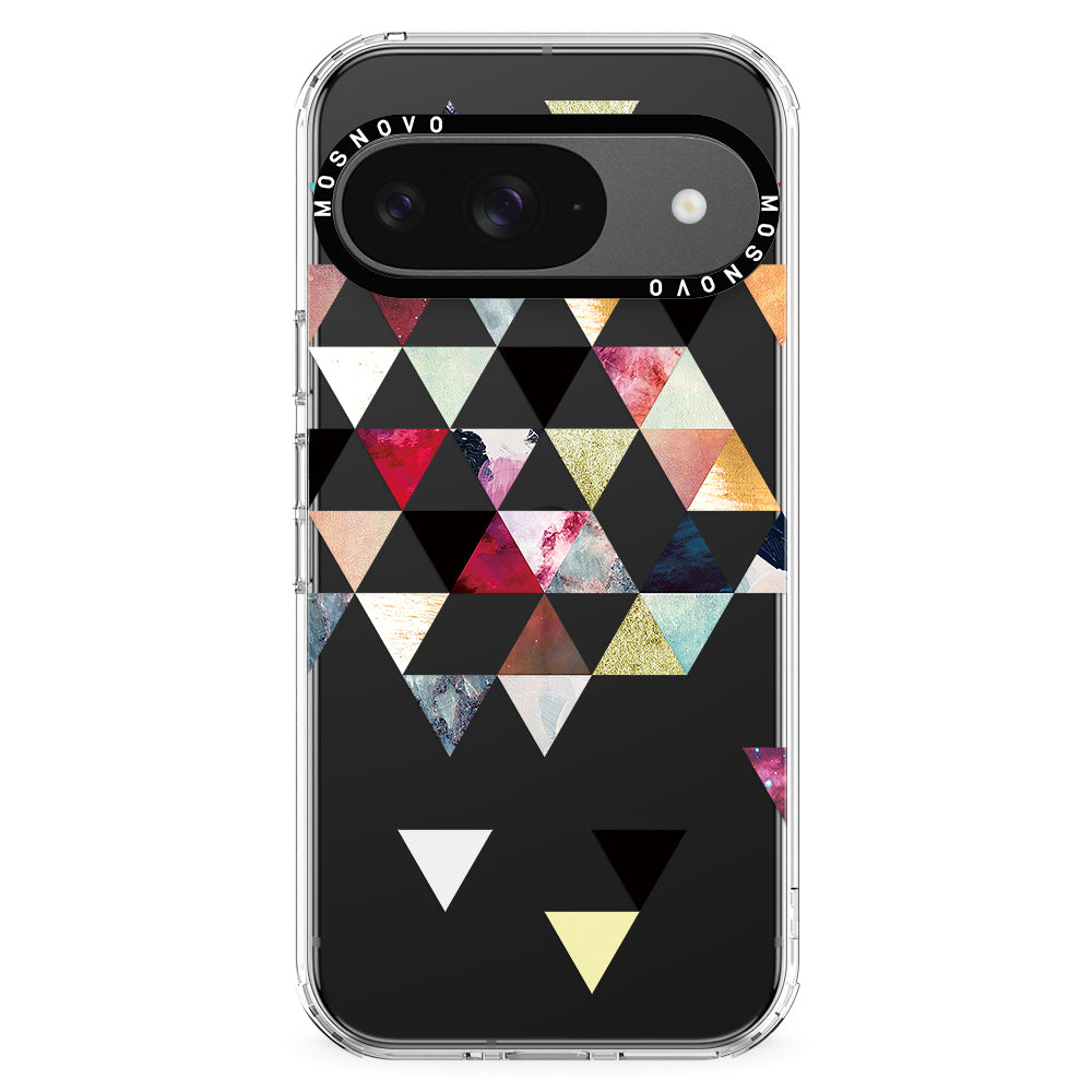 Triangles Stone Marble Phone Case - Google Pixel 9 Case