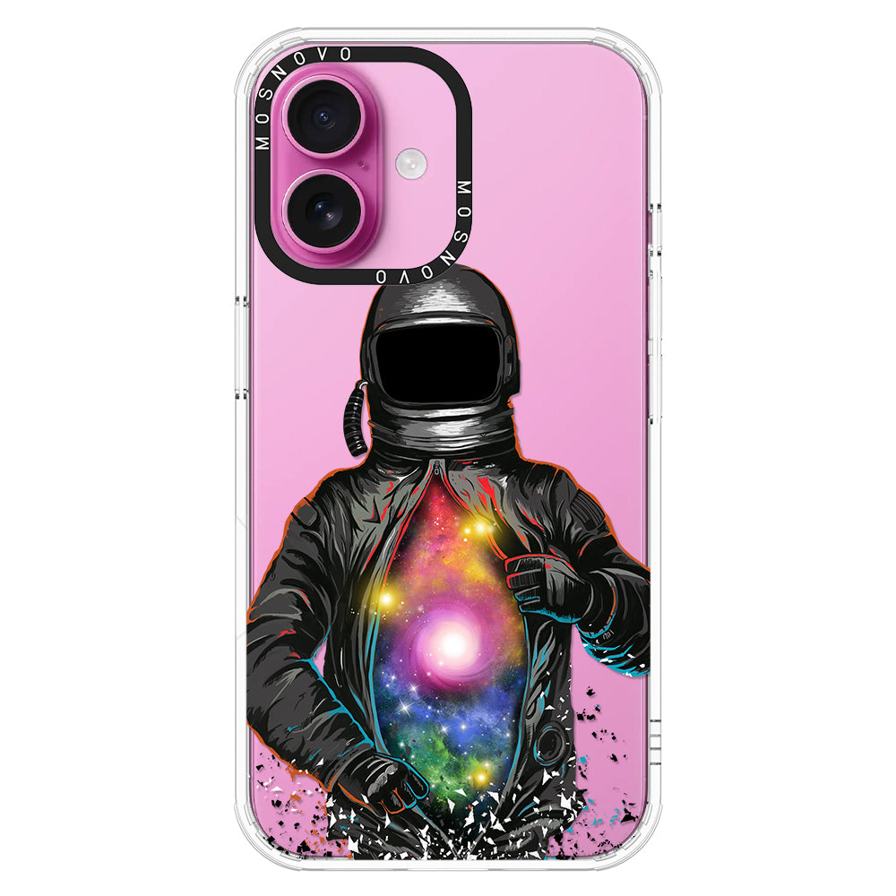 Mystery Astronaut Phone Case - iPhone 16 Plus Case - MOSNOVO