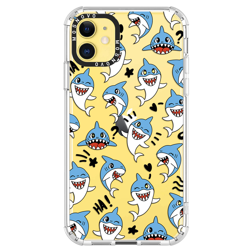 Cute Sharks Phone Case - iPhone 11 Case