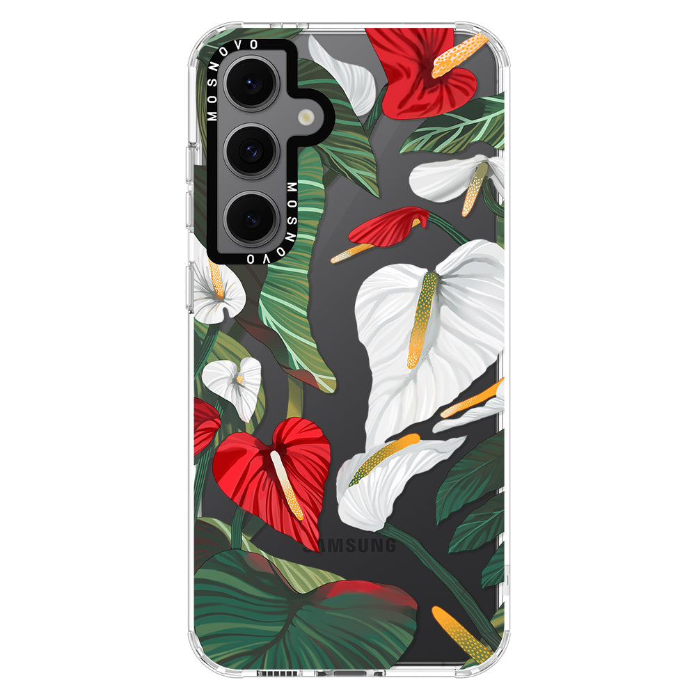 Anthurium Phone Case - Samsung Galaxy S24 FE Case - MOSNOVO