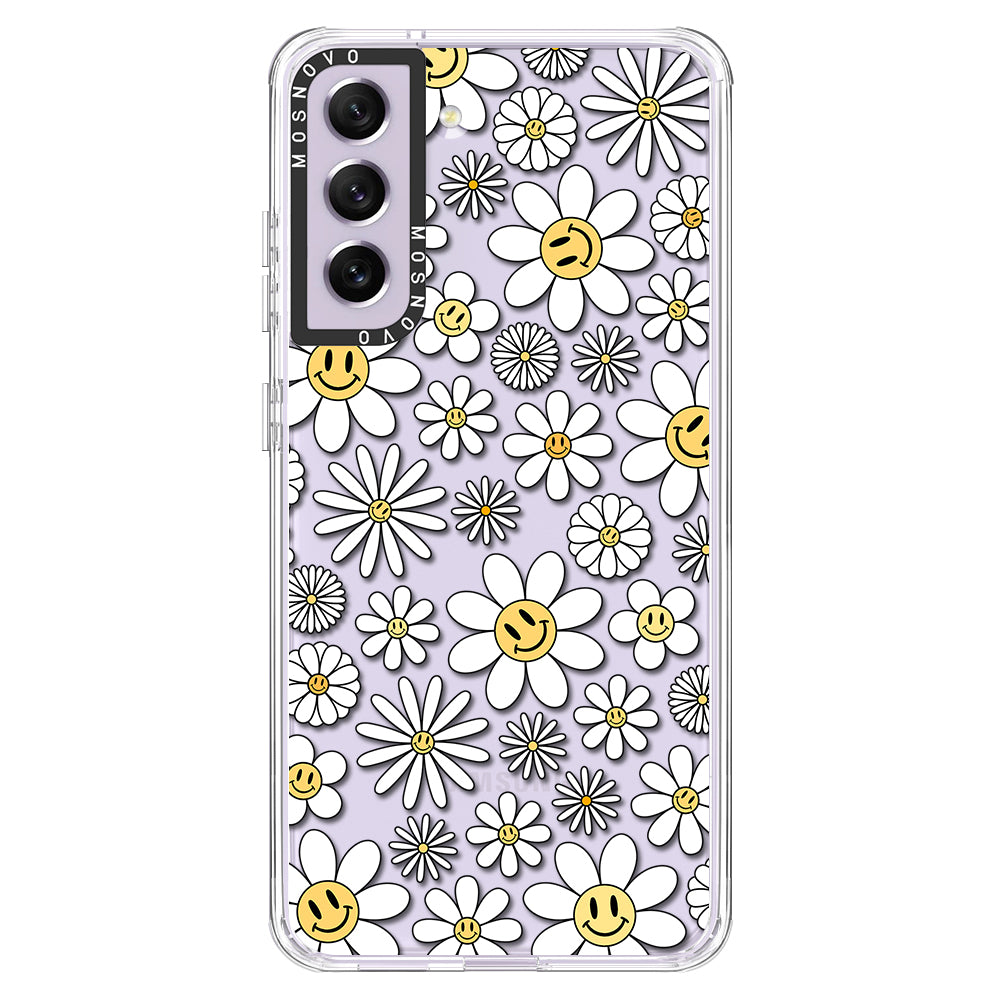 Happy Daisy Blooms Phone Case - Samsung Galaxy S21 FE Case