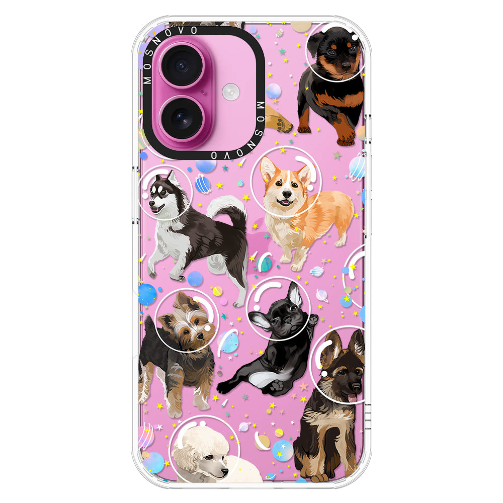 Space Dog Phone Case - iPhone 16 Case - MOSNOVO