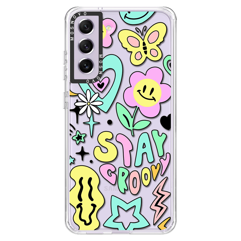 Stay Groovy Phone Case - Samsung Galaxy S21 FE Case