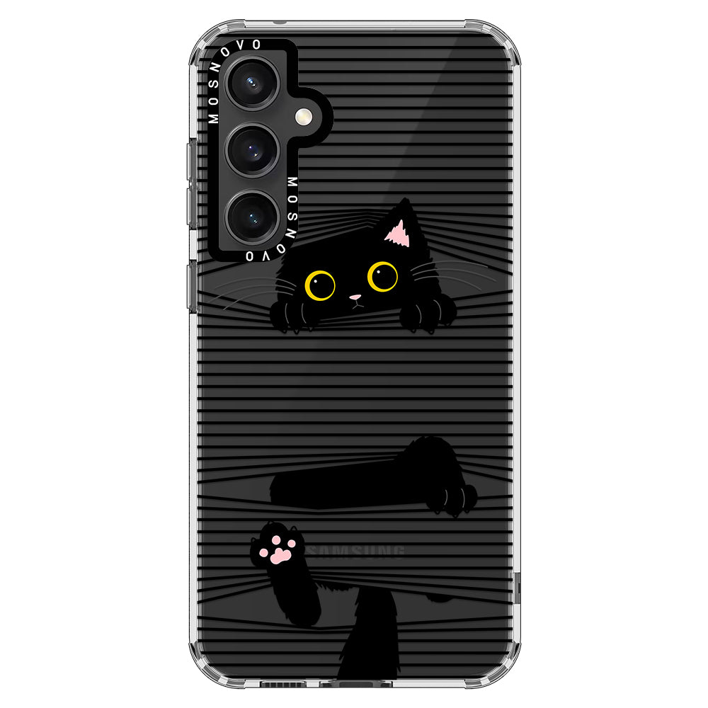 Hidden Black Cat Phone Case - Samsung Galaxy S23 FE Case