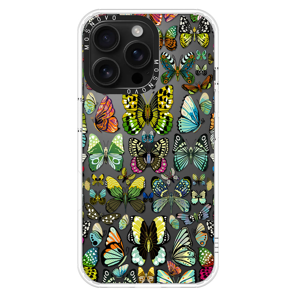 Butterflies Phone Case - iPhone 16 Pro Max Case - MOSNOVO