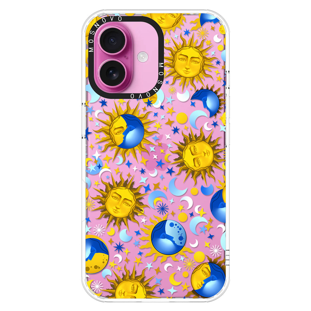 Sun and Moon Phone Case - iPhone 16 Plus Case - MOSNOVO