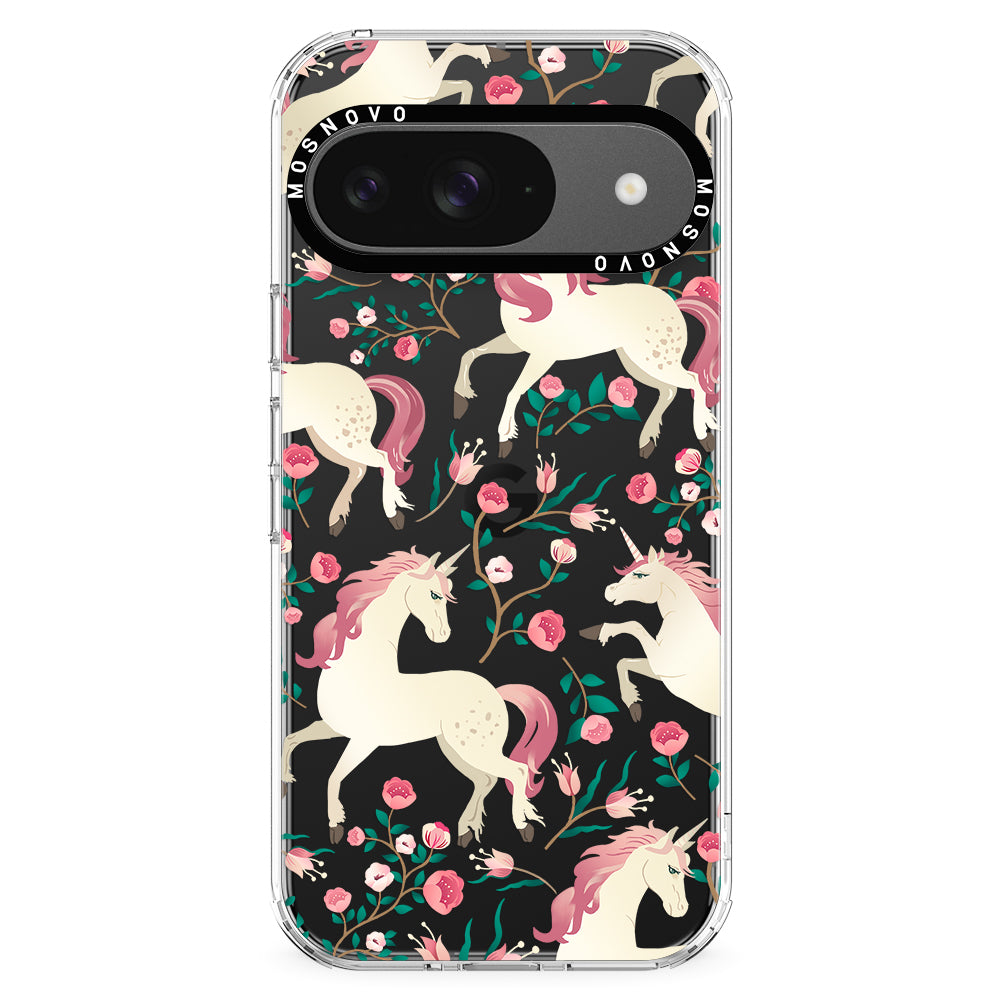 Unicorn Flower Garden Phone Case - Google Pixel 9 Case