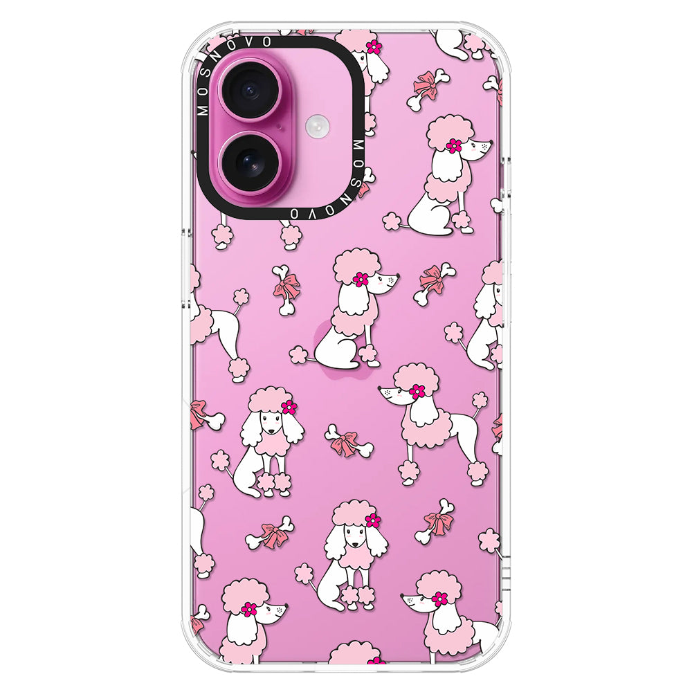 Cute Poodle Phone Case - iPhone 16 Case - MOSNOVO