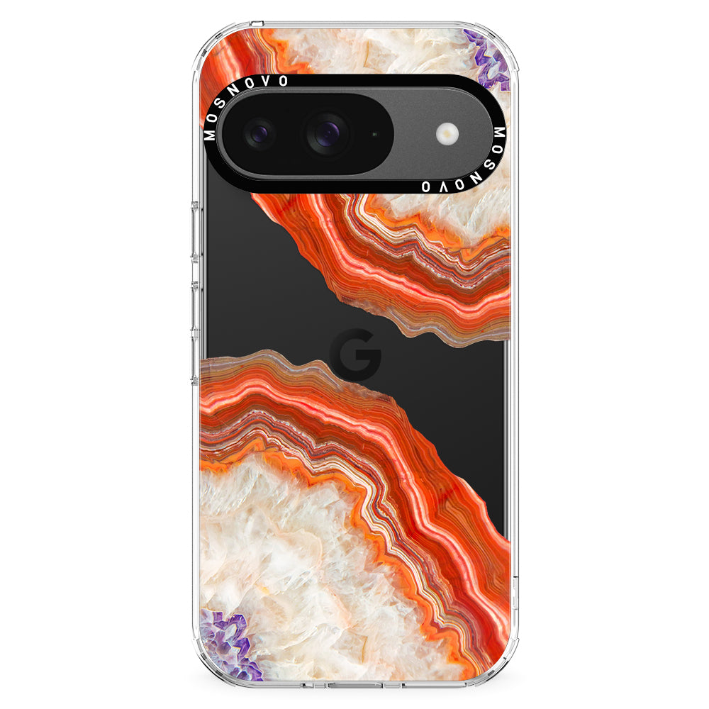 Red Agate Phone Case - Google Pixel 9 Case