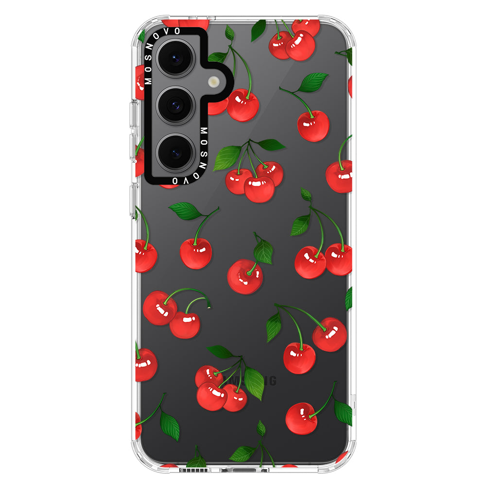 Poppy Cherry Phone Case - Samsung Galaxy S24 FE Case - MOSNOVO