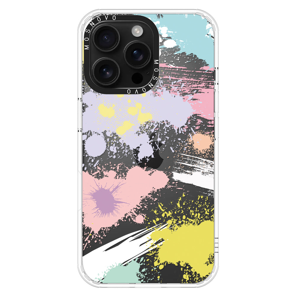 Splash Paint Phone Case - iPhone 16 Pro Max Case - MOSNOVO