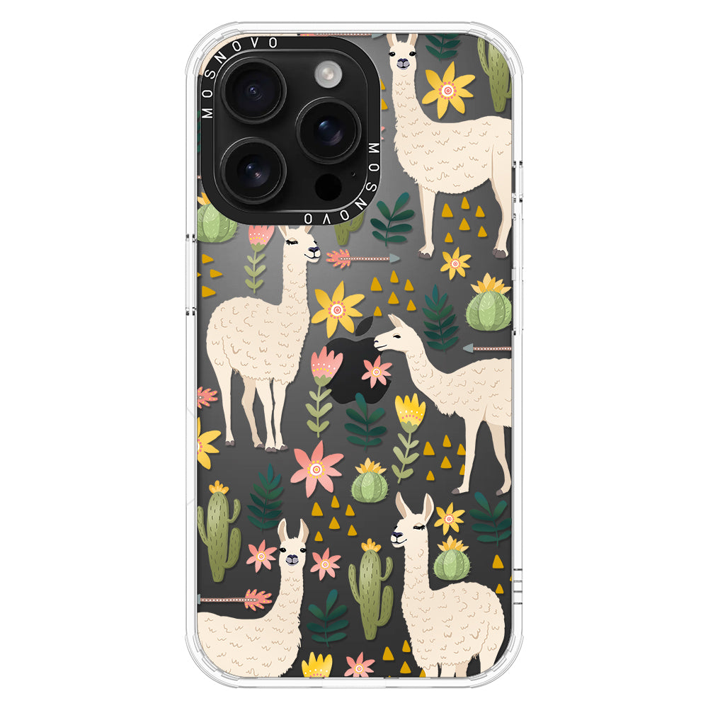 Desert Llama Phone Case - iPhone 16 Pro Max Case - MOSNOVO