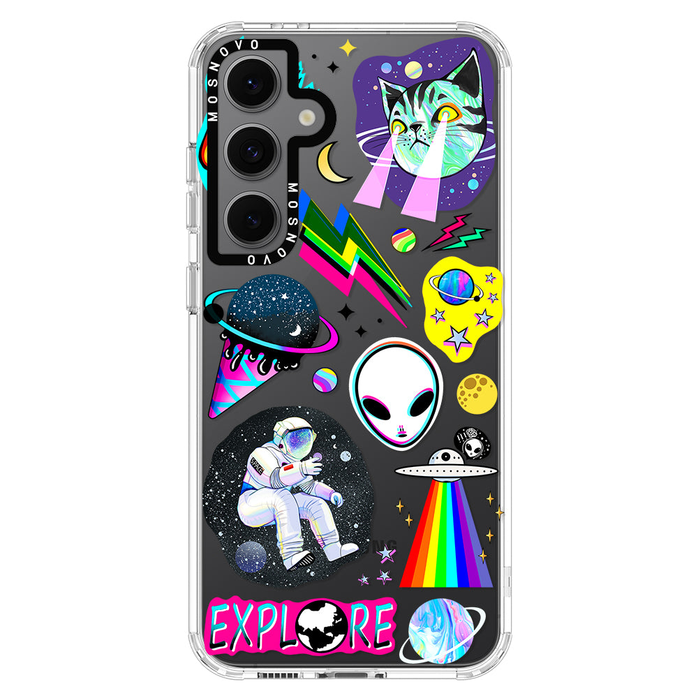 Sci-Fi Stickers Phone Case - Samsung Galaxy S24 FE Case - MOSNOVO