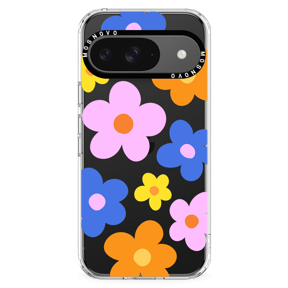 60's Groovy Flower Phone Case - Google Pixel 9 Case