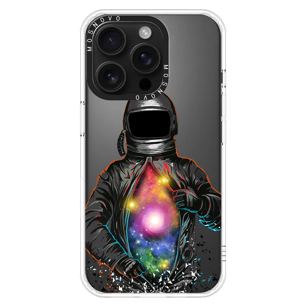 Mystery Astronaut Phone Case - iPhone 16 Pro Case - MOSNOVO