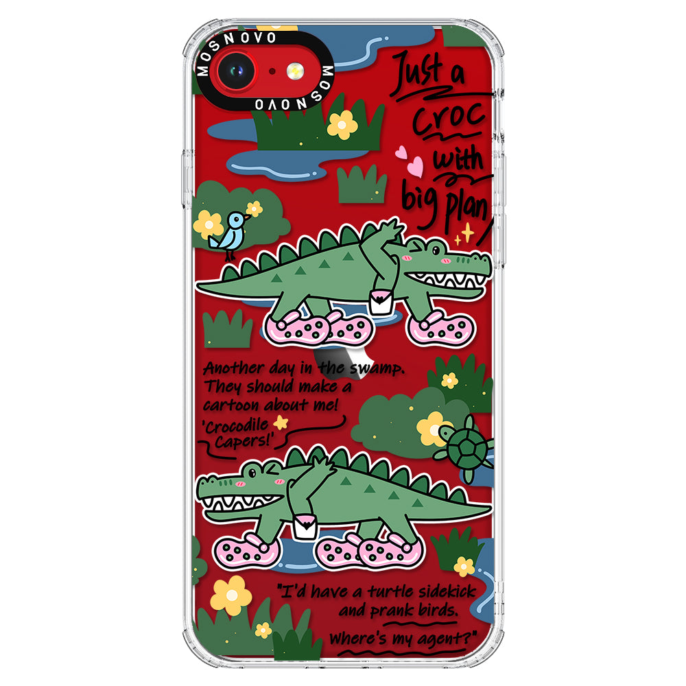 Croc with Big Plan Phone Case - iPhone SE 2022 Case