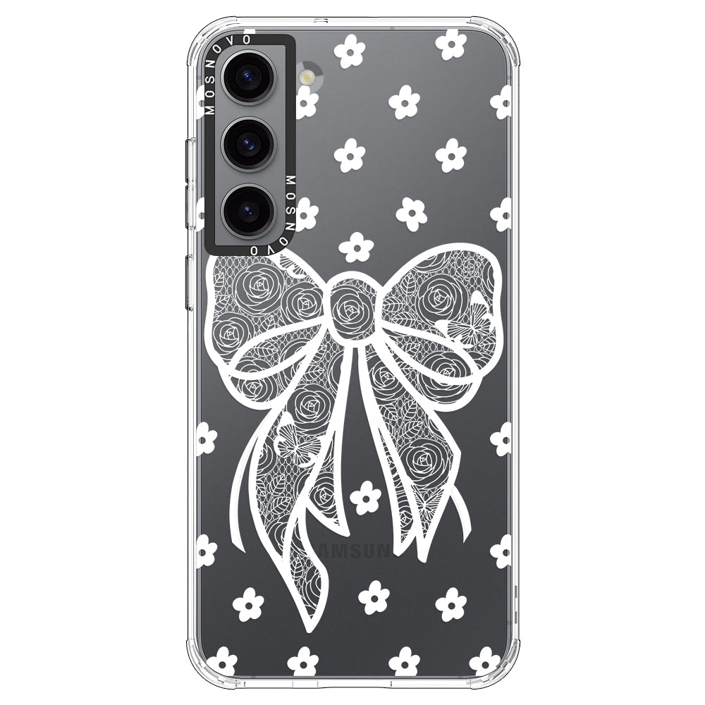 Lacey Bow Phone Case - Samsung Galaxy S23 Plus Case